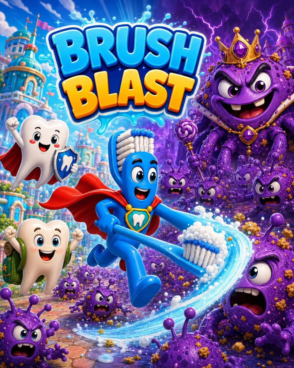 Brush Blast game poster