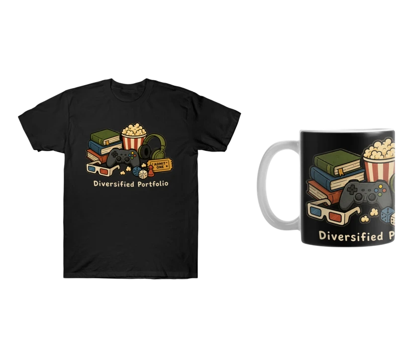Diversified Hobby Portfolio shirt and matching mug
