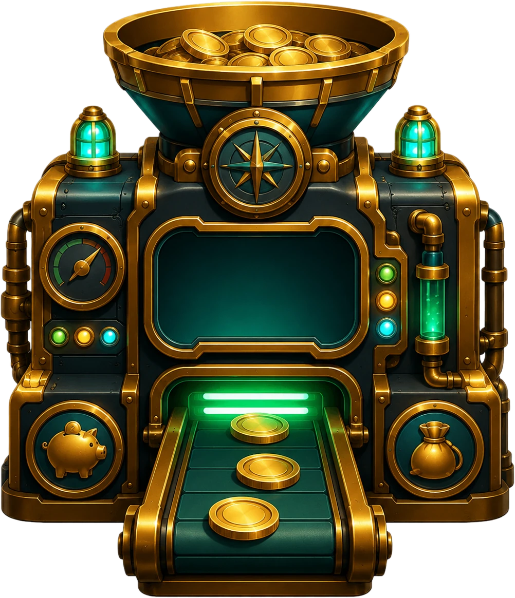 Money Control Center income intake machine